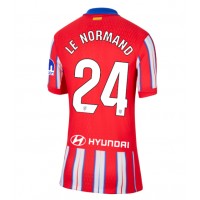 Fotbalové Dres Atletico Madrid Robin Le Normand #24 Dámské Domácí 2024-25 Krátký Rukáv